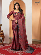 Royal Maroon Black